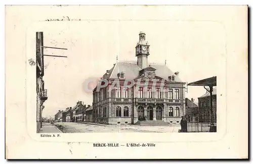 Cartes postales Berck Ville l hotel de ville