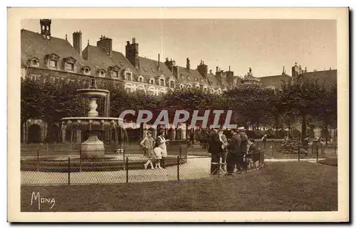 Ansichtskarte AK Paris La place des Vosges ancienne place Royale