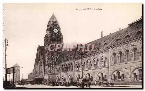 Cartes postales Metz La gare