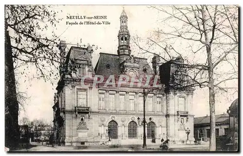 Cartes postales Neuilly sur Seine Facade de l hotel de ville