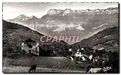 Moderne Karte Theys Vue generale Le plateau des petites roches