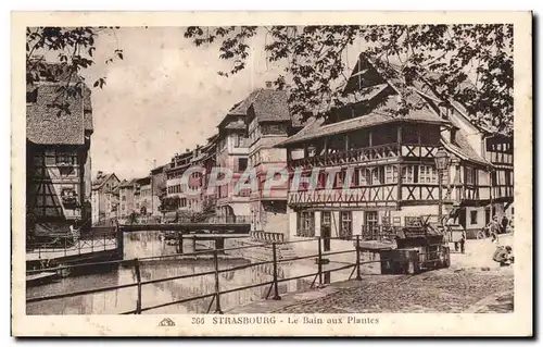 Strasbourg - Bain aux Plantes - Illustration - Cartes postales