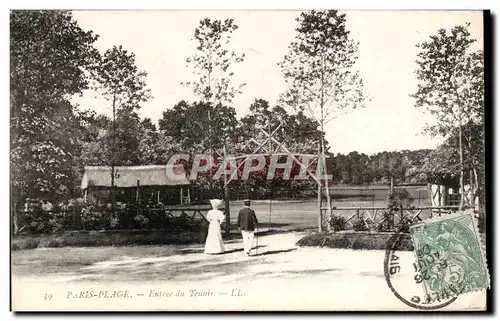 Paris Plage - Entree du Tennis - Cartes postales