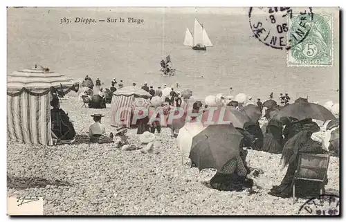 Dieppe - Paris Plage Sur la Plage - Cartes postales