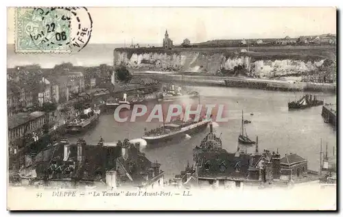 Dieppe - La Tamise - L Avant Port Bateau - Ansichtskarte AK