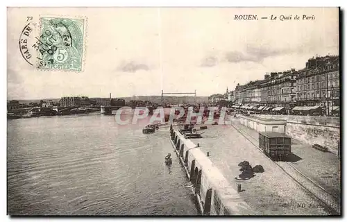 Rouen - Le Quai de Paris - Cartes postales