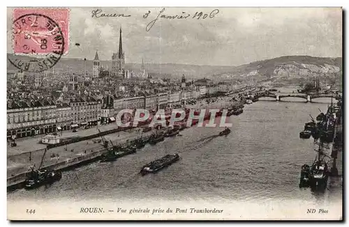 Rouen - Vue Generale prise du Pont Transbordeur - Cartes postales