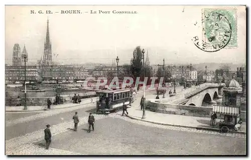 Rouen - Le Pont Corneille Tramway - Ansichtskarte AK