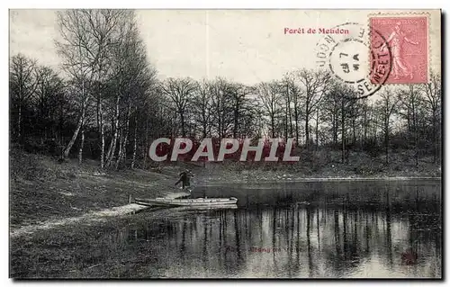 Foret de Meudon Pecheurs Peche - Cartes postales