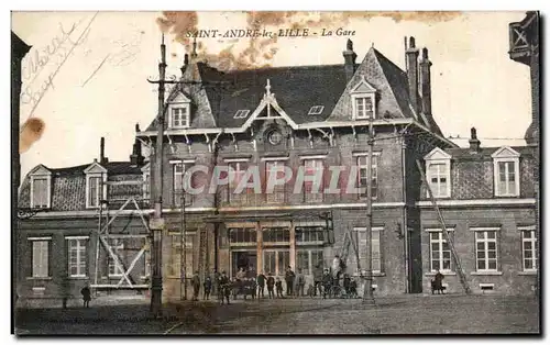 Saint Andre les Lille - La Gare - Cartes postales