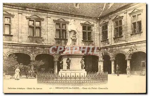 Besancon les Bains - Cour du Palais Granvelle - Ansichtskarte AK