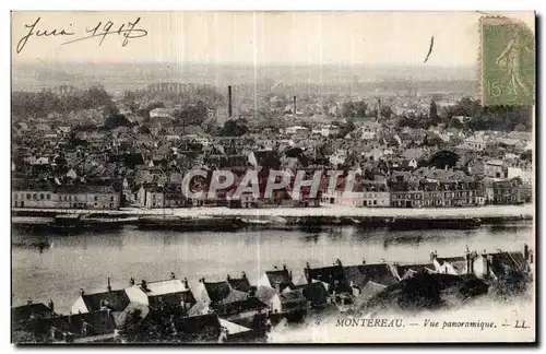 Montereau - Vue Panoramique - Ansichtskarte AK