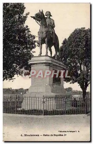 Montereau - Statue de Napoleon I - Cartes postales