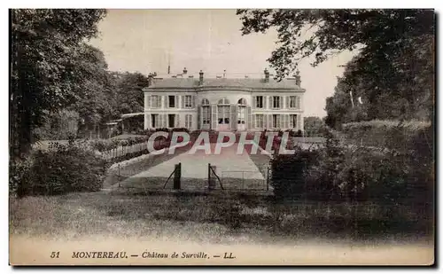 Montereau - Chateau de Surville - Ansichtskarte AK