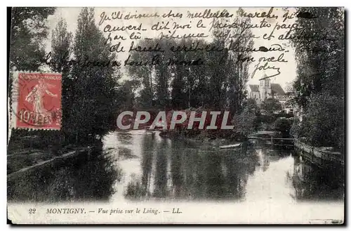 Montigny - Vue prise sur le Loing - Cartes postales