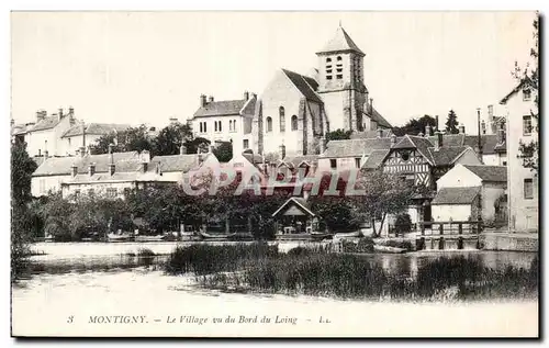 Montigny - Le Village vu du Bord du Loing - Ansichtskarte AK