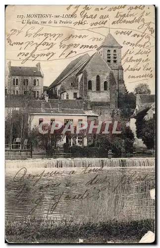 Montigny - L Eglise - Vue de la Prairie - Cartes postales