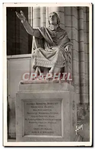 Meaux - La Cathedrale - Statue de Bossuet - Ansichtskarte AK