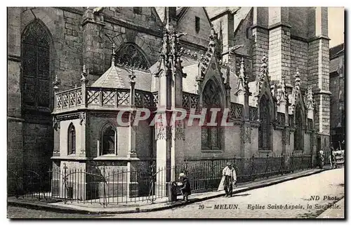 Melun - Eglise Saint Aspais - Cartes postales