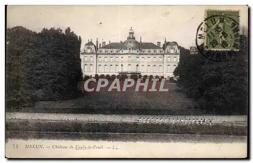 Melun - Chateau de Vaux le Penil - Ansichtskarte AK