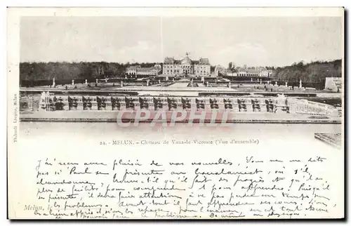 Melun - Chateau de Vaux le Vicomte - Cartes postales