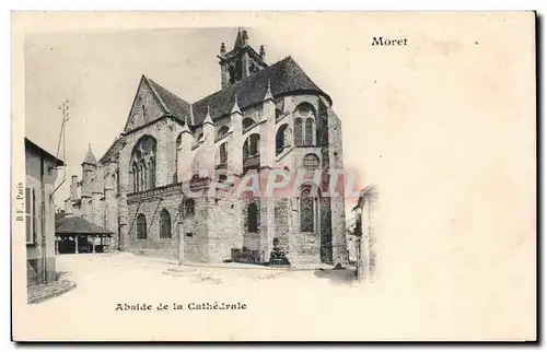 Moret sur Loing - Abside de a Cathedrale - Cartes postales