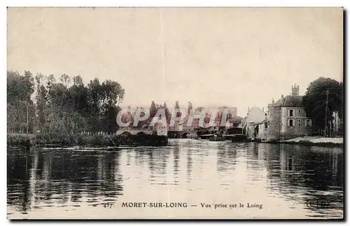 Moret sur Loing - Vue prise sur le Loing - Cartes postales