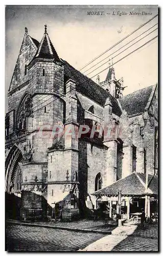 Moret - L Eglise Notre Dame - Ansichtskarte AK