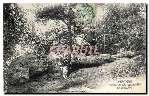 Nemours - Rochers de Chaintreauville - Le Belvedere - Cartes postales