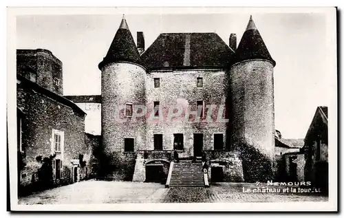 Nemours - Le Chateau et la Tour - Ansichtskarte AK