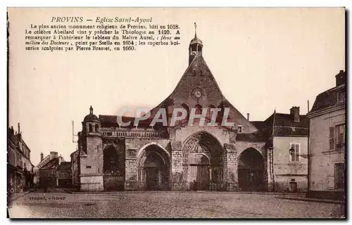 Provins - Eglise Saint Ayoul - Cartes postales