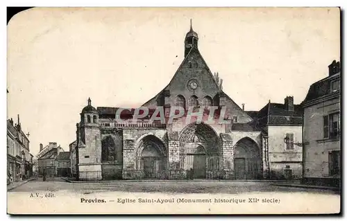 Provins - Eglise Saint Ayoul - Cartes postales