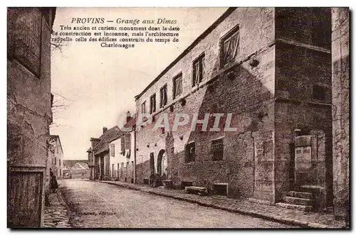 Cartes postales Provins Grange aux dimes