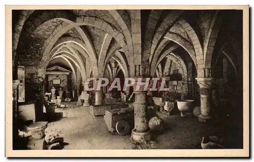 Cartes postales Provins Interieur de la grange aux dimes