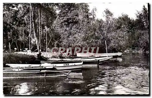 Moderne Karte Souppes sur Loing Les bords du Loing L embarcadere