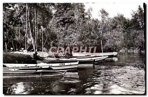 Moderne Karte Souppes Les bords du Loing l embarcadere