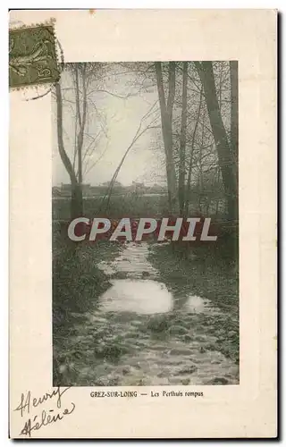 Grez sur Loing - Les Perthuis rompus - Cartes postales