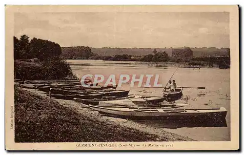 Germigny l Eveque - La Marne en aval - Cartes postales