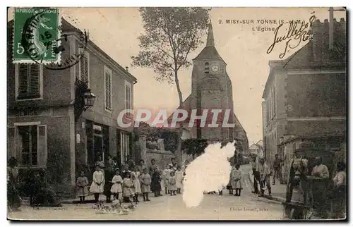 Misy sur Yonne - L Eglise - Cartes postales