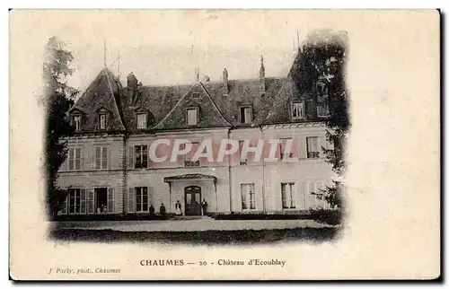 Cartes postales Chaumes Chateau d Ecoublay