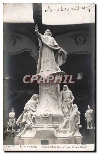 Cartes postales Salon de 1907 Monument de Bossuet par Ernest Dubois Meaux