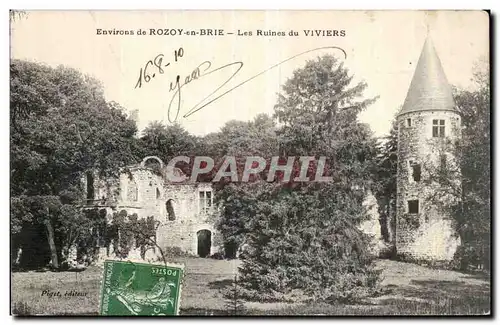 Rozay en Brie - Les Ruines de Viviers - Cartes postales