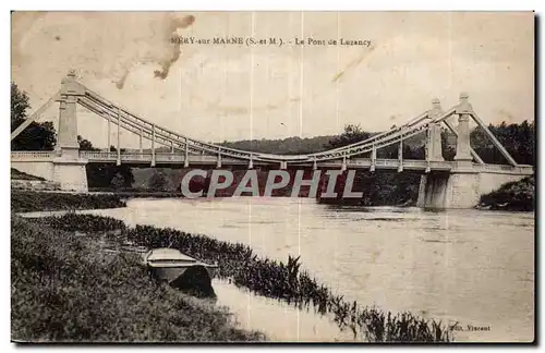 Mery sur Marne - Le Pont de Luzancy - Ansichtskarte AK