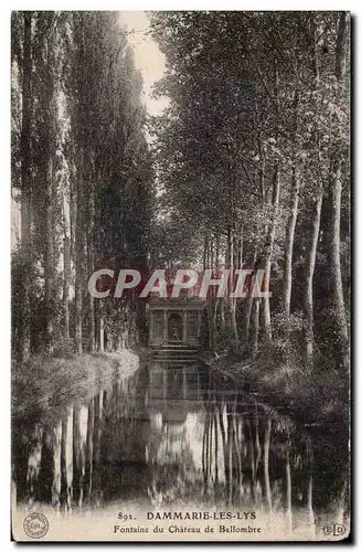 Dammarie les Lys - Fontaine du Chateau de Bellombre - Ansichtskarte AK