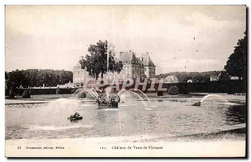 Vaux le Vicomte - Le Chateau - Cartes postales