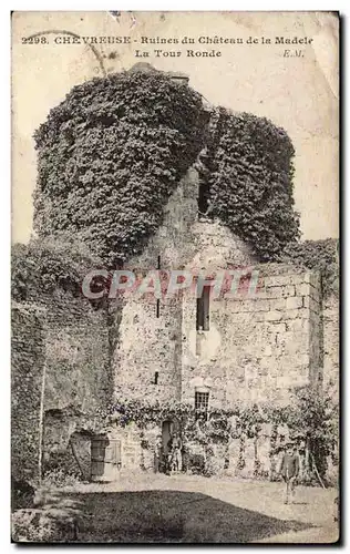 Chevreuse - Ruines du Chateau de la Madeleine - La Tour Ronde - Ansichtskarte AK