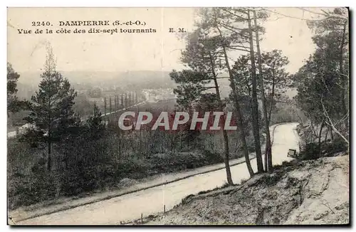 Dampierre - Vue de la Cote des dix sept tournants - Ansichtskarte AK