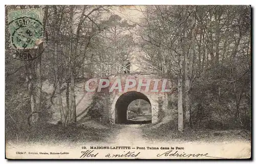 Maisons Laffitte - Pont Talma dans le Parc - Ansichtskarte AK