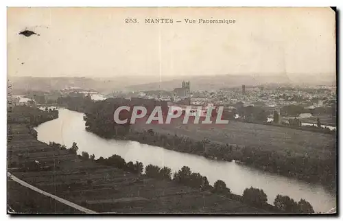 Mantes - Vue Panoramique - Cartes postales