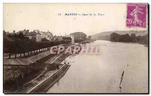 Mantes - Quai de la Tour - Cartes postales